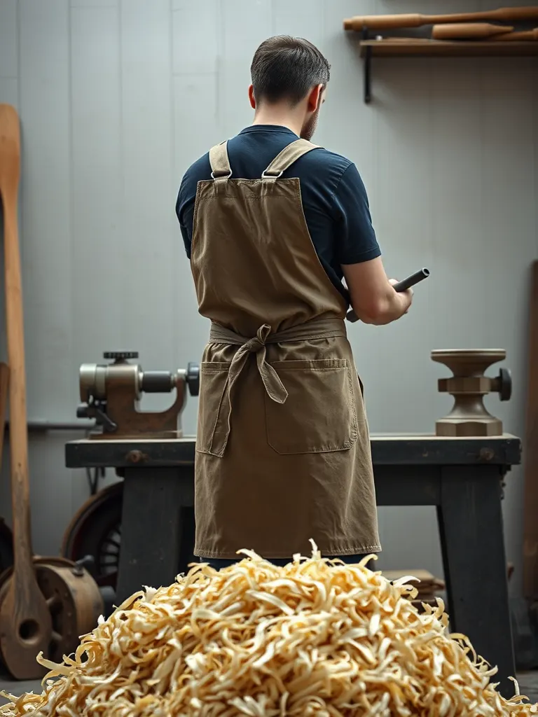 Tomas Drenth at the lathe